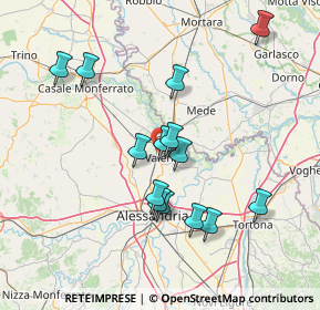 Mappa Via Mantova, 15048 Valenza AL, Italia (13.84286)