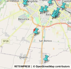 Mappa Via Luigia Repetti, 29122 Piacenza PC, Italia (2.7925)