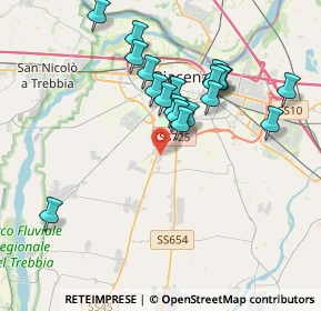 Mappa Via Luigia Repetti, 29122 Piacenza PC, Italia (3.439)