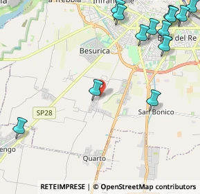 Mappa Via Leonardi Oreste, 29122 Piacenza PC, Italia (3.03923)