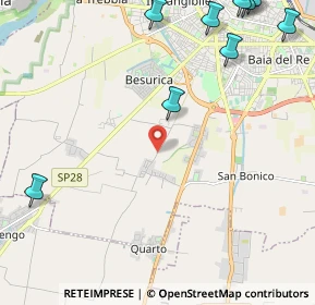 Mappa Via Leonardi Oreste, 29122 Piacenza PC, Italia (3.5825)