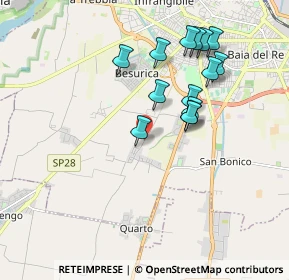 Mappa Via Leonardi Oreste, 29122 Piacenza PC, Italia (1.75643)