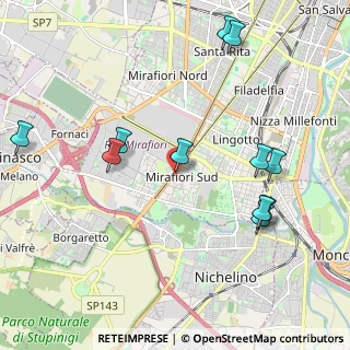 Mappa Via Cesare Pavese, 10135 Torino TO, Italia (2.31545)