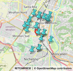 Mappa Via Onorato Vigliani, 10127 Torino TO, Italia (1.4065)