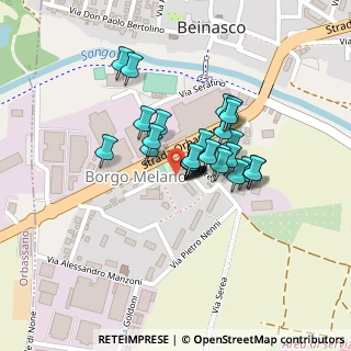 Mappa ENI Station pv.609 Strada Orbassano NORD OVEST, 10092 Beinasco TO, Italia (0.12857)