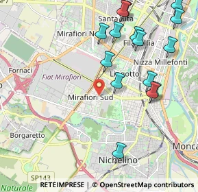 Mappa Via Isler Ignazio, 10135 Torino TO, Italia (2.41533)