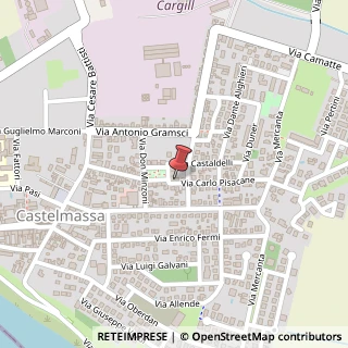 Mappa Piazza della Repubblica, 22, 45035 Castelmassa, Rovigo (Veneto)