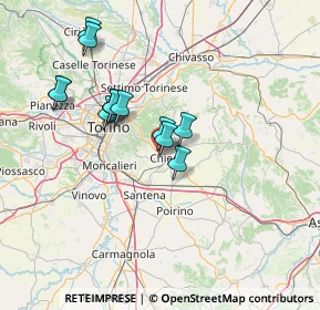 Mappa Via Biancheria, 10023 Chieri TO, Italia (12.49692)