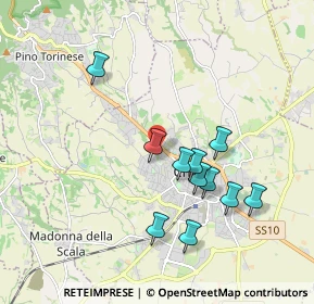 Mappa Via Biancheria, 10023 Chieri TO, Italia (1.75455)