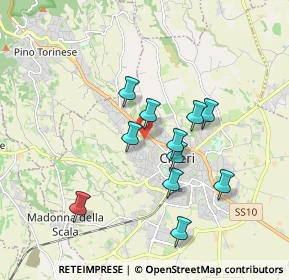 Mappa Via Biancheria, 10023 Chieri TO, Italia (1.55545)