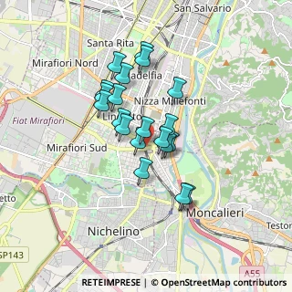 Mappa Via Villa Tommaso, 10127 Torino TO, Italia (1.325)