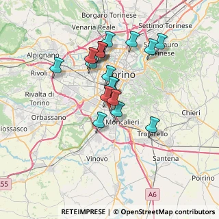 Mappa Via Villa Tommaso, 10127 Torino TO, Italia (6.02722)