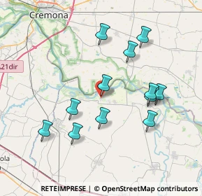 Mappa Via Matteotti, 43010 Zibello PR, Italia (7.29667)