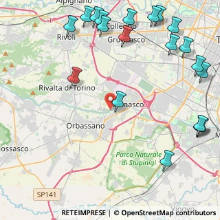 Mappa Via Luigi Pirandello, 10043 Orbassano TO, Italia (6.235)