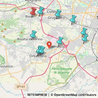 Mappa Via Luigi Pirandello, 10043 Orbassano TO, Italia (4.32455)