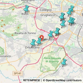 Mappa Via Luigi Pirandello, 10043 Orbassano TO, Italia (5.09357)