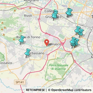 Mappa Via Luigi Pirandello, 10043 Orbassano TO, Italia (5.39273)