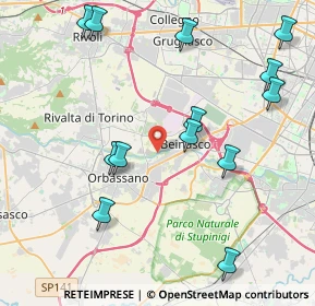 Mappa Via Luigi Pirandello, 10043 Orbassano TO, Italia (4.75077)