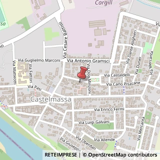 Mappa Via Risorgimento, 18 B, 45035 Castelmassa, Rovigo (Veneto)