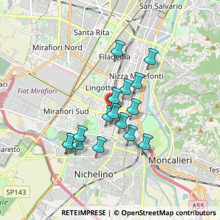 Mappa Via Vigliani Onorato, 10127 Torino TO, Italia (1.49813)