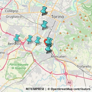 Mappa Via Vigliani Onorato, 10127 Torino TO, Italia (3.02692)