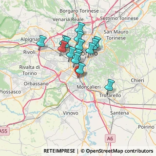 Mappa Via Vigliani Onorato, 10127 Torino TO, Italia (5.764)
