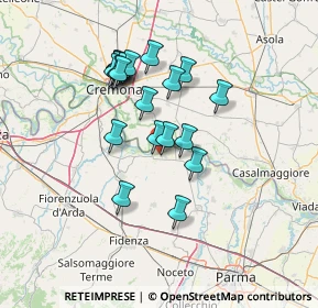 Mappa 43010 Zibello PR, Italia (12.001)