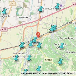 Mappa Via Ezio Geloni, 27045 Casteggio PV, Italia (3.2075)