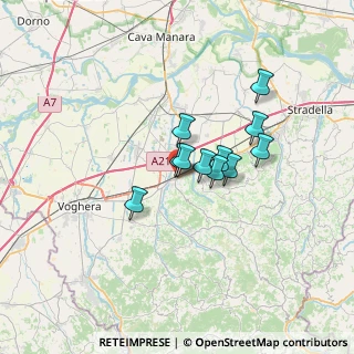 Mappa Via Ezio Geloni, 27045 Casteggio PV, Italia (4.54)