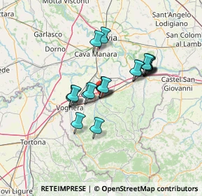 Mappa Via Ezio Geloni, 27045 Casteggio PV, Italia (10.4425)