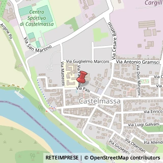 Mappa Via Pasi, 2, 45035 Castelmassa, Rovigo (Veneto)