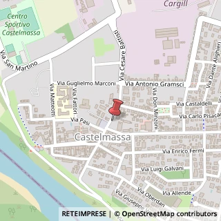 Mappa Via Cesare Battisti, 72, 45035 Castelmassa, Rovigo (Veneto)