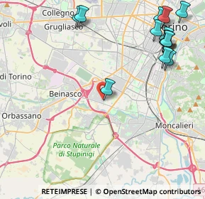 Mappa Via Gioacchino Quarello, 10135 Torino TO, Italia (5.63214)