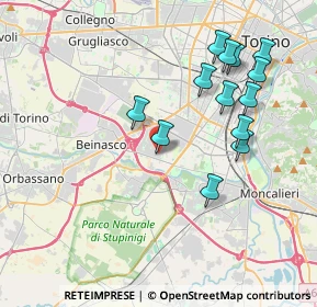 Mappa Via Gioacchino Quarello, 10135 Torino TO, Italia (3.99154)
