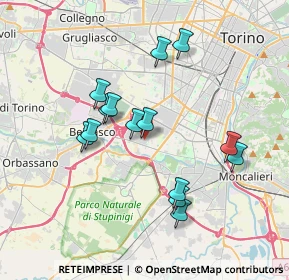 Mappa Via Gioacchino Quarello, 10135 Torino TO, Italia (3.36429)