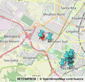 Mappa Via Gioacchino Quarello, 10135 Torino TO, Italia (2.60364)