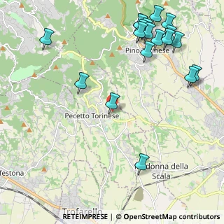 Mappa Strada Tetti Canape, 10020 Pecetto Torinese TO, Italia (2.82684)