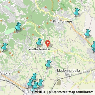 Mappa Strada Tetti Canape, 10020 Pecetto Torinese TO, Italia (3.817)