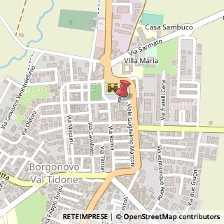 Mappa Piazza Giuseppe Garibaldi, 33, 29011 Borgonovo Val Tidone, Piacenza (Emilia Romagna)