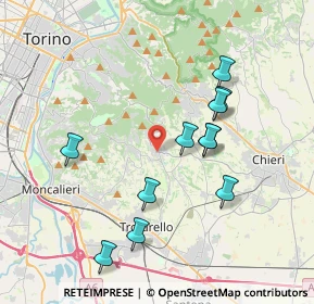 Mappa 10020 Pecetto Torinese TO, Italia (3.67545)