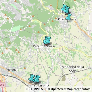 Mappa 10020 Pecetto Torinese TO, Italia (2.75923)