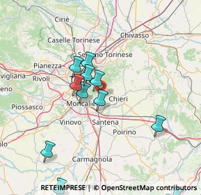 Mappa 10020 Pecetto Torinese TO, Italia (19.62154)