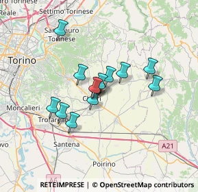 Mappa Strada S. Silvestro, 10023 Chieri TO, Italia (5.03154)