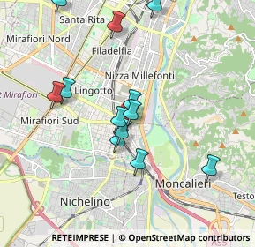 Mappa Via Corrado Corradino, 10127 Torino TO, Italia (1.80167)