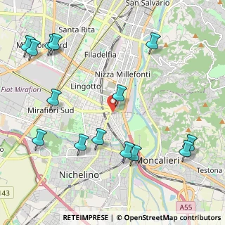 Mappa Via Corrado Corradino, 10127 Torino TO, Italia (2.66929)