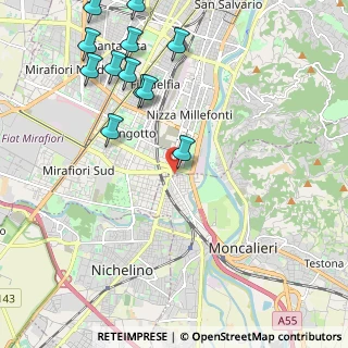 Mappa Via Giambattista Tiepolo, 10127 Torino TO, Italia (3.01067)