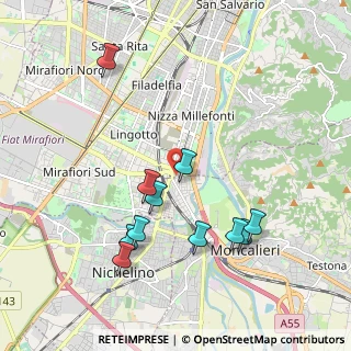 Mappa Via Corrado Corradino, 10127 Torino TO, Italia (2.01909)