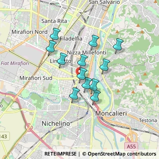 Mappa TO IT, 10127 Torino TO, Italia (1.38583)