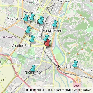 Mappa Via Giambattista Tiepolo, 10127 Torino TO, Italia (1.82417)