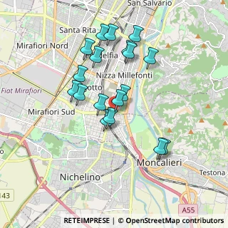 Mappa Via Corrado Corradino, 10127 Torino TO, Italia (1.67722)